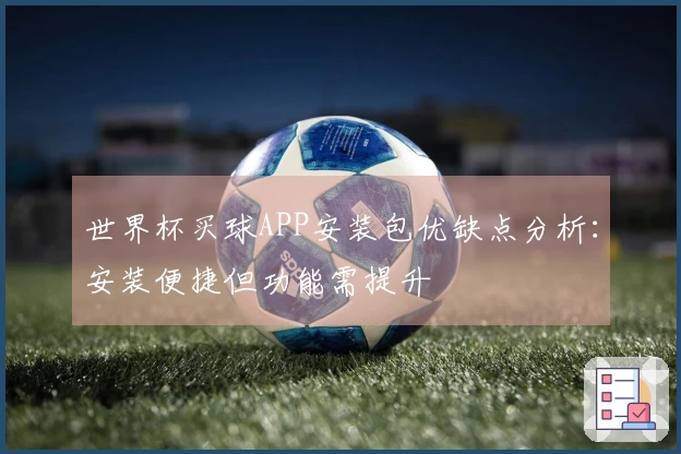 世界杯买球APP安装包优缺点分析：安装便捷但功能需提升